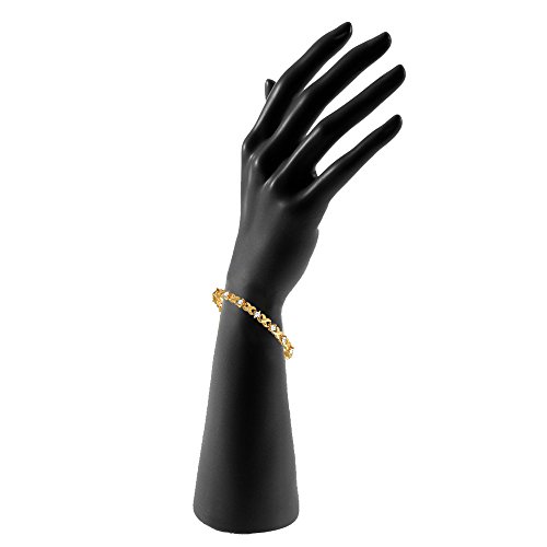 Plated Crystal Bracelet with Twist Design